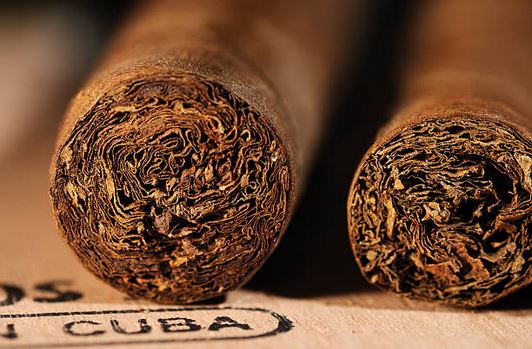 A picture of cigars.